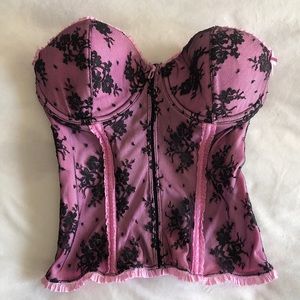 Pink Lace Bustier